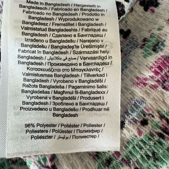 Vero Moda strappy mini dress in blue floral stretch size XS NWT - Picture 10 of 12